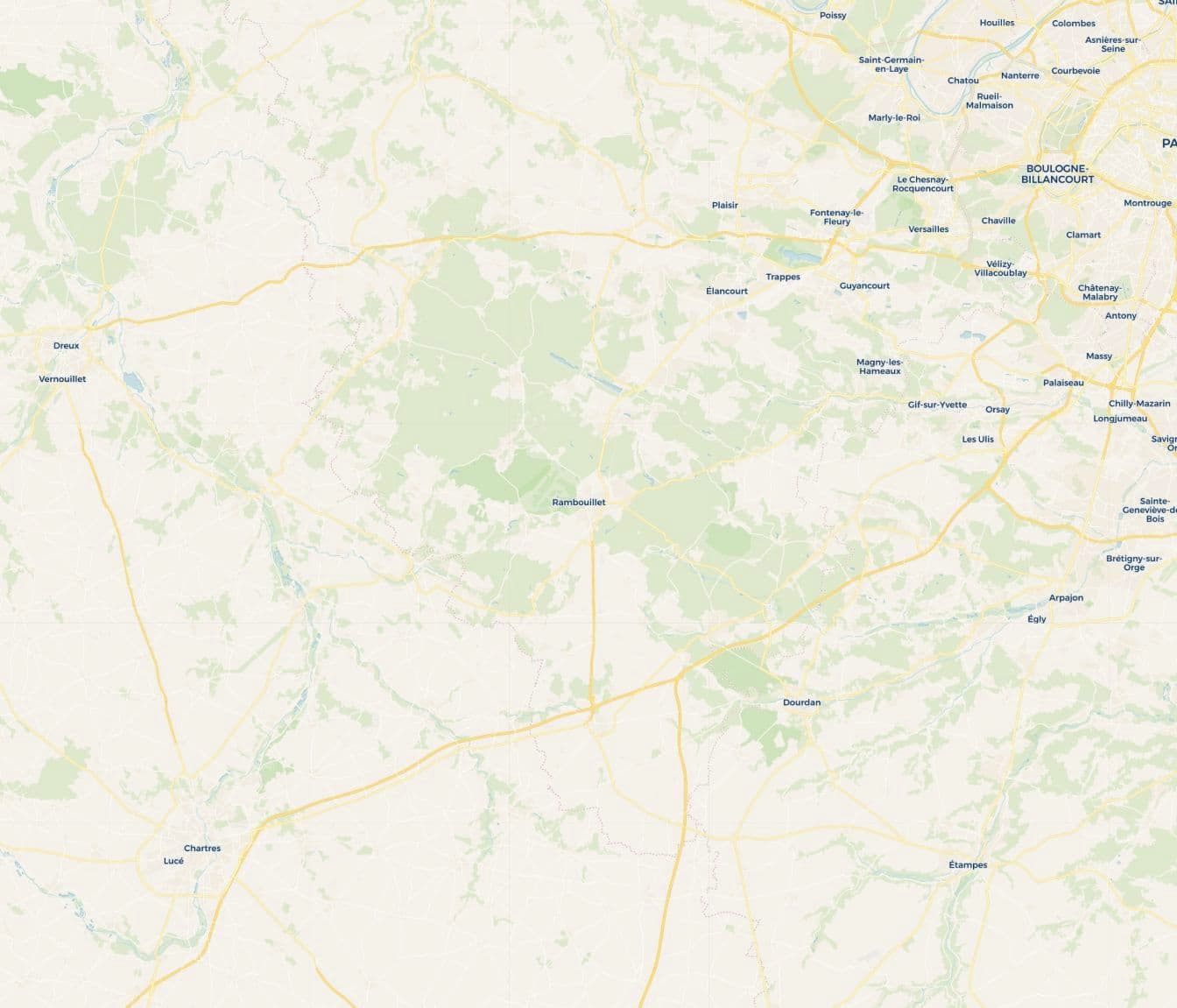 Carte zone d'intervention AYOKA Nettoyage
